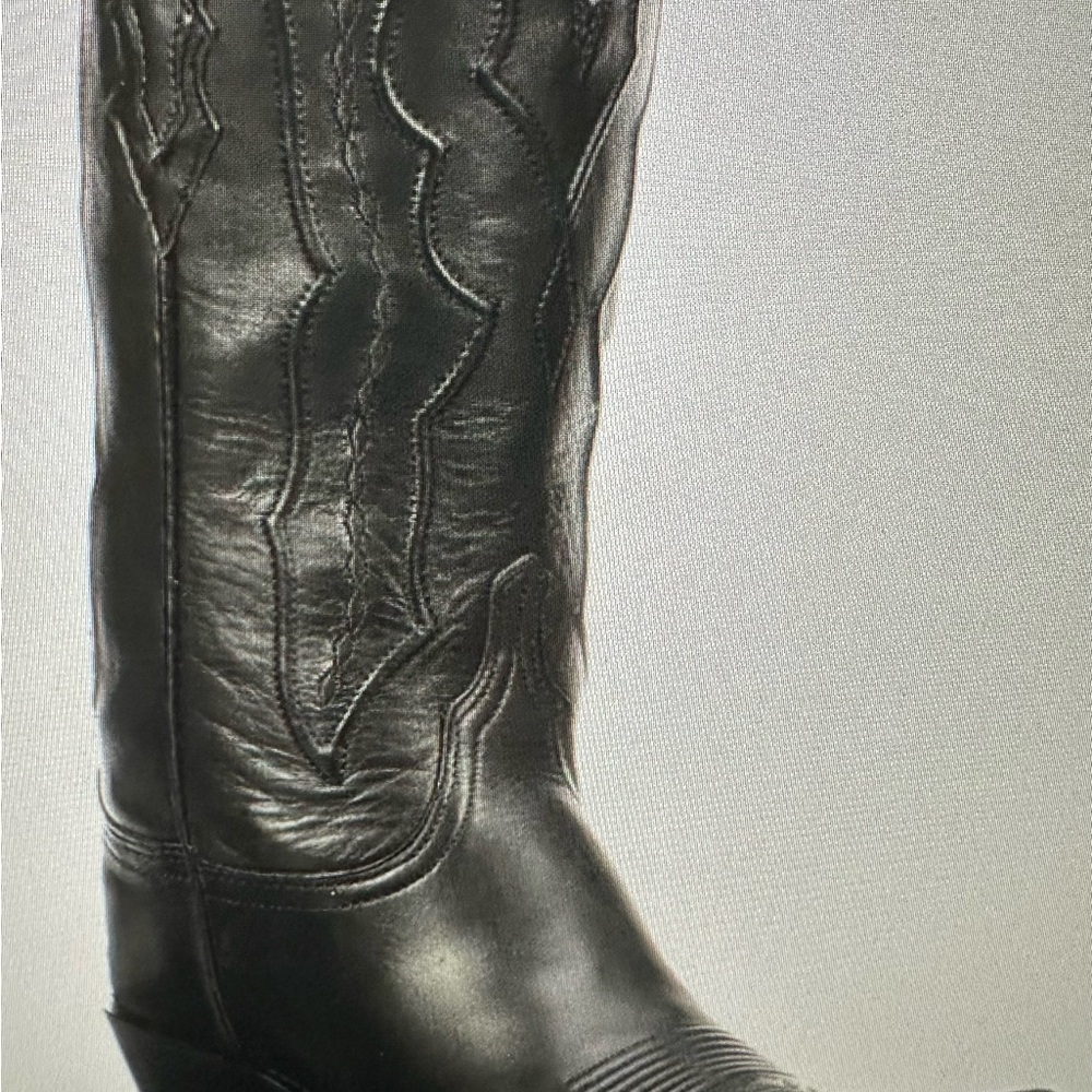 Lucchese Classics Women's Grace-BLK Ranch Hand Riding Boot - Picture 10 of 11
